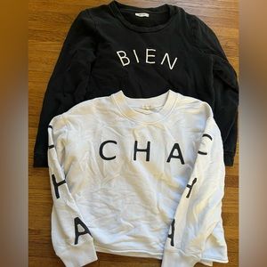 Madewell sweatshirts